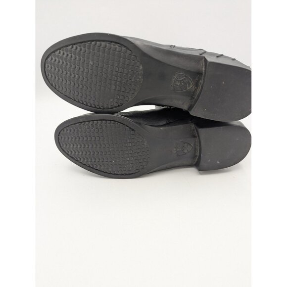 Ariat Boots Womens Size 4 Black Leather Paddock English Riding Jodhpur 67301 - Picture 6 of 11